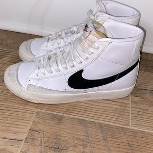 Size-7, nike blazers, barely worn